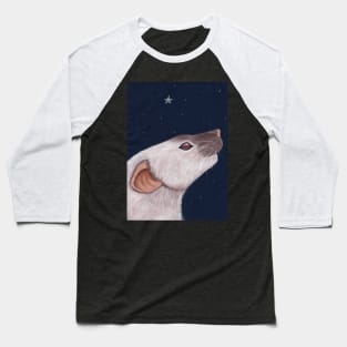 Siamese Rat Star Gazing Baseball T-Shirt